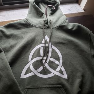 celtic trinity knot green sweatshirt